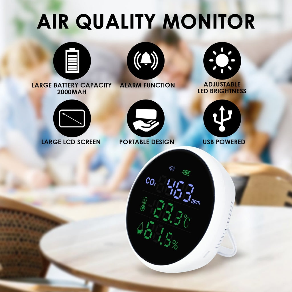 AQM-399 Carbon Dioxide CO2 Monitor Indoor Air Quality Meter