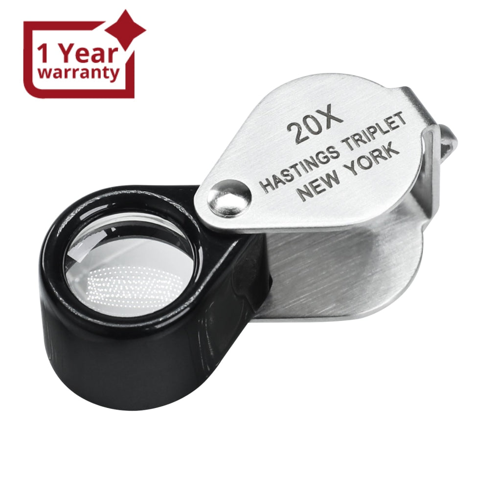 10X Folding Magnifier Portable Handheld Magnifying Glass Lens Mini