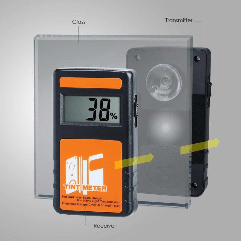 Window tint transmission meter used by law enforcement