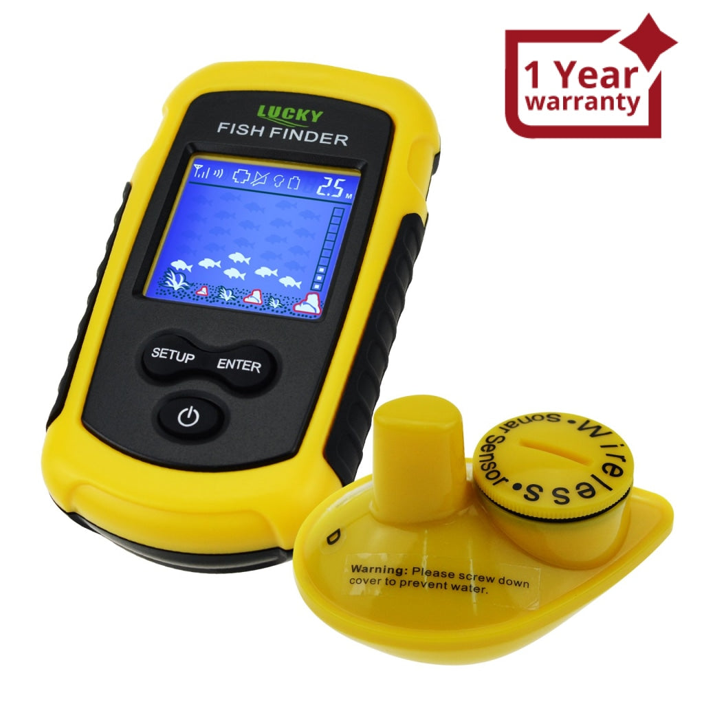 Lucky FFCW-1108-1 Wireless Fish Finder Backlight Night Day Ice