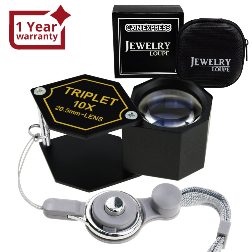 Best Jewelry Loupe Magnifier Review - Jewelers Magnifying Glass Lens Tool 
