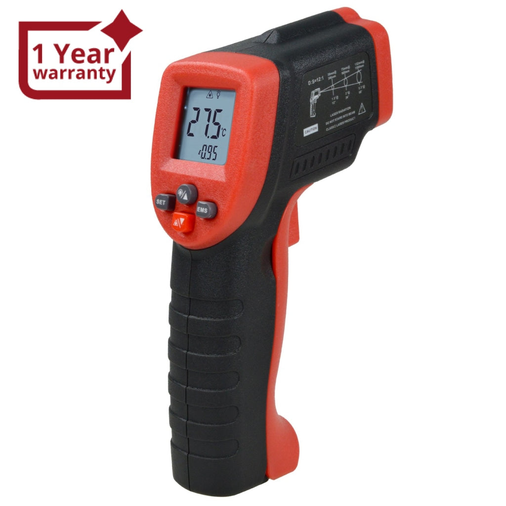 Infrared Temp Gun Thermometer, Non-Contact Digital Laser Infrared  Thermometer Temperature Gun, Adjustable Emissivity IR Thermometer Heat  Temperature