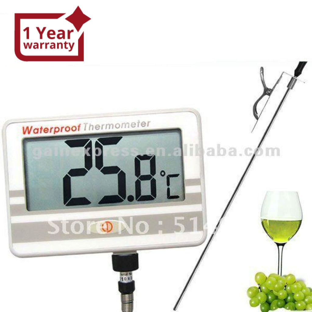 waterproof digital food probe thermometer high
