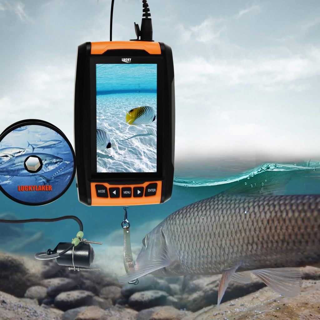 10'' 360 Degree rotate Panoramic Underwater Fishing Video Camera Fish  Finder 20m
