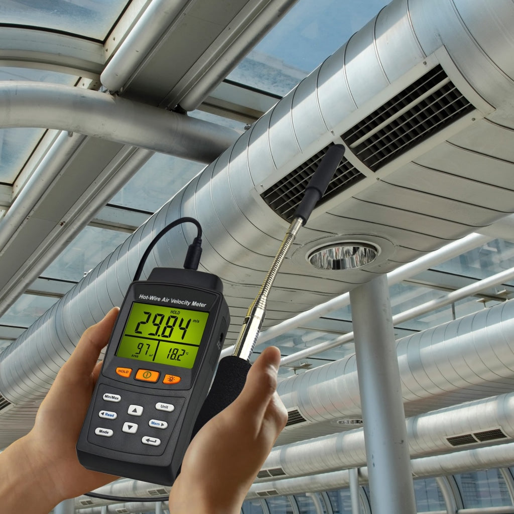 4-IN-1 Air Velocity, Humidity, Light & Temperature Meter