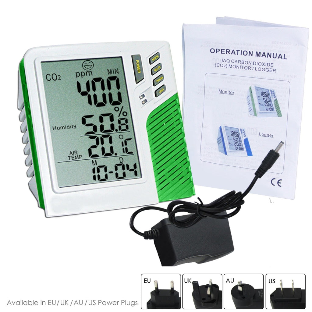 TIM10 Desktop CO2, Temp. & Humidity Monitor