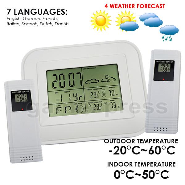 Outdoor Temperature Thermometer Wireless