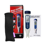 837-3_bag Pentype TDS / Salinity / Temperature Tester Water Quality Meter ATC Multiple Units (ppt, ppm, S.G., %, °C, °F) Digital Tool for Saltwater Monitoring & Testing IP65 Waterproof Housing