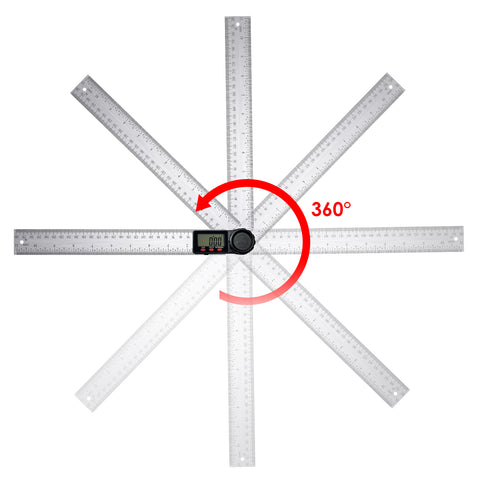 Craftsman Digital Angle Finder Ruler Stainless Steel T Square Protractor  Tool for Trim Woodworking Wholesale