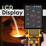 Aqm-434 Gas Leak Detector 4-In-1 H2S|Ex|O2|Co Tester Analyzer Instant Alerts Audible Light