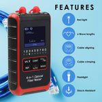 Cab-430 Fiber Optic Power Meter Vfl Ref Fc Sc St Visual Fault Locator Hd Colored Lcd Display