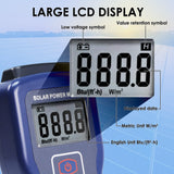 Emf-427 Solar Power Meter Sun Light Radiation Testing For Energy Research Meteorology Agriculture