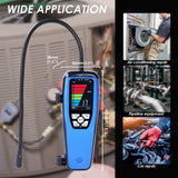 Lkd-432 Refrigerant Leak Detector Handheld 17-Inch Gooseneck Probe Sensor Heating Diode Tester For