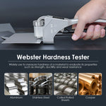 Portable Digital Webster Hardness Tester 6 Selectable Scale Simple Calibration With Bluetooth