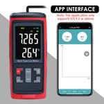 Lux-426 Split Type Digital Light Lux Meter With Temperature Measure Colored Lcd Display Illuminance