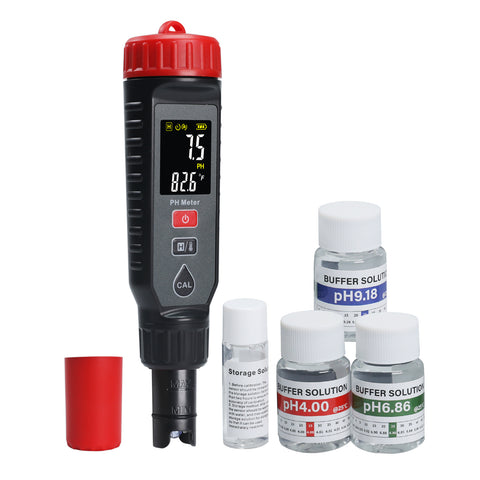 Phm-443 Digital Pentype Ph Meter High Accuracy Colored Screen | Red Backlight Alarm 3-Point