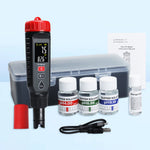 Phm-443 Digital Pentype Ph Meter High Accuracy Colored Screen | Red Backlight Alarm 3-Point