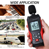 Slm-417 Digital Sound Level Meter 30~130Db Decibel Tester Spl Monitoring Audio Level Meter For