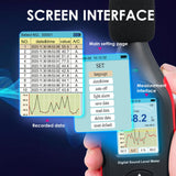 Slm-441 Decibel Meter Datalogger Sound Level Tester Noise Reader Monitor Spl With 43 000 Data