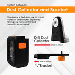 Std-439R 3 In 1 Home Electric Drilling Dust Collector Wall Mount Laser Level Bracket With Function