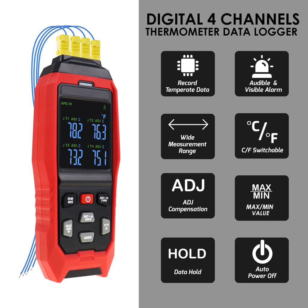 GAIN EXPRESS Digital K/J/T/E/R/S/N Type Thermocouple Thermometer