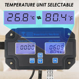 WQM-341 Water Quality Tester pH / EC / TDS / Salinity / SG / Temperature with 24Hrs Online APP Monitoring for Fish Tank Aquariums Home Laboratory Smart Instrument