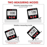 6 - 041R 6 - 041R Digital Angle Finder Level Box with Magnetic Base Bright Backlight Protractor Inclinometer Self - inverting Display Gauge - Gain Express