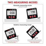 6 - 041R 6 - 041R Digital Angle Finder Level Box with Magnetic Base Bright Backlight Protractor Inclinometer Self - inverting Display Gauge - Gain Express