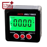 6 - 041R 6 - 041R Digital Angle Finder Level Box with Magnetic Base Bright Backlight Protractor Inclinometer Self - inverting Display Gauge - Gain Express