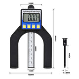 6 - 043R 6 - 043R Mini Digital Height & Depth Gauge 0 - 80mm Range with Magnetic Base Self Standing For Saw Table Woodworking, Construction, Home Decoration - Gain Express