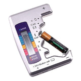 710 - 110 / BAT - 377 Battery Tester Checker C AA AAA D N 9V 1.5V Button Cell Batteries Clear Bar Graph LCD Display Pocket Size - Gain Express