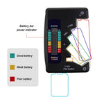 710 - 110 710 - 110 / BAT - 377 Battery Tester Checker C AA AAA D N 9V 1.5V Button Cell Batteries Clear Bar Graph LCD Display Pocket Size - Gain Express