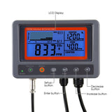 7530 Digital CO2 Carbon Dioxide IAQ Monitor Controller with Relay Function 4.5M Cable NDIR Sensing Probe for Green House Home, Office, Factory - Gain Express