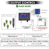 7530 Digital CO2 Carbon Dioxide IAQ Monitor Controller with Relay Function 4.5M Cable NDIR Sensing Probe for Green House Home, Office, Factory - Gain Express