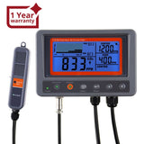 7530 Digital CO2 Carbon Dioxide IAQ Monitor Controller with Relay Function 4.5M Cable NDIR Sensing Probe for Green House Home, Office, Factory - Gain Express