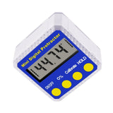 810 - 100 Digital Bevel Box Inclinometer with Magnets & Always Upright Display Protractor Large LCD - Gain Express