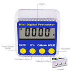 810 - 100 810 - 100 Digital Bevel Box Inclinometer with Magnets & Always Upright Display Protractor Large LCD - Gain Express