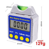 810 - 100SS 810 - 100SS Digital Bevel Box Inclinometer with Spirit Level Angle Finder Protractor Always Upright Reading - Gain Express