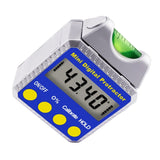 810 - 100SS 810 - 100SS Digital Bevel Box Inclinometer with Spirit Level Angle Finder Protractor Always Upright Reading - Gain Express