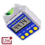 810 - 100SS 810 - 100SS Digital Bevel Box Inclinometer with Spirit Level Angle Finder Protractor Always Upright Reading - Gain Express