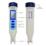 837 - 2 Salinity & Temp Meter Pen Type Salt Water Quality Tester ATC NaCl, 9999 ppm / 100.0ppt/ 10% / 0.95 - 1.08 SG Measurement Units 3 - in - 1 Checker for Saltwater Aquarium Pond Food Pool Cooking Seawater - Gain Express