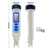 837 - 2 Salinity & Temp Meter Pen Type Salt Water Quality Tester ATC NaCl, 9999 ppm / 100.0ppt/ 10% / 0.95 - 1.08 SG Measurement Units 3 - in - 1 Checker for Saltwater Aquarium Pond Food Pool Cooking Seawater - Gain Express