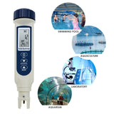 837 - 3_bag Pentype TDS / Salinity / Temperature Tester Water Quality Meter ATC Multiple Units (ppt, ppm, S.G., %, °C, °F) Digital Tool for Saltwater Monitoring & Testing IP65 Waterproof Housing - Gain Express