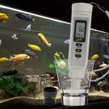 868 - 9 868 - 9 Waterproof Digital pH Meter Tester Thermometer °C °F Replaceable Electrode Pentype Design - Gain Express