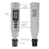 868 - 9 868 - 9 Waterproof Digital pH Meter Tester Thermometer °C °F Replaceable Electrode Pentype Design - Gain Express