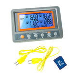 88598 88598 Digital 4 Channels K - type Thermocouple Thermometer SD Card Logger High / Low Alarm Big LCD Display - Gain Express