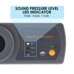 8930B 8930B Compact Sound Level Calibrator 114dB / 94dB / 104dB Calibration Level For 1/2" 13.2mm Microphone Size Sound Level Meters - Gain Express