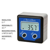 AG - 0200BB AG - 0200BB Digital 360° (±180°) Bevel Box / Inclinometer with Magnets Protractor Angle Finder 0.1° Accuracy IP54 Rate - Gain Express