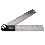 AG - 200D AG - 200D Digital 2 - in - 1 Angle Finder Meter Protractor Ruler 360° 400mm Measure CE Marking LCD Display - Gain Express