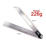 AG - 300D AG - 300D Digital 2 - in - 1 Angle Finder Meter Protractor Ruler 360° 600mm CE marking Digital LCD Display - Gain Express